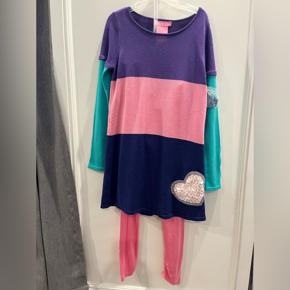 Girls Size 6X Top & Leggings Set  - NWOT